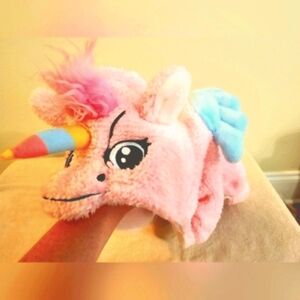 Pink Unicorn Dog Or Cat Costume (Size Small).‎ Worn 1x.
